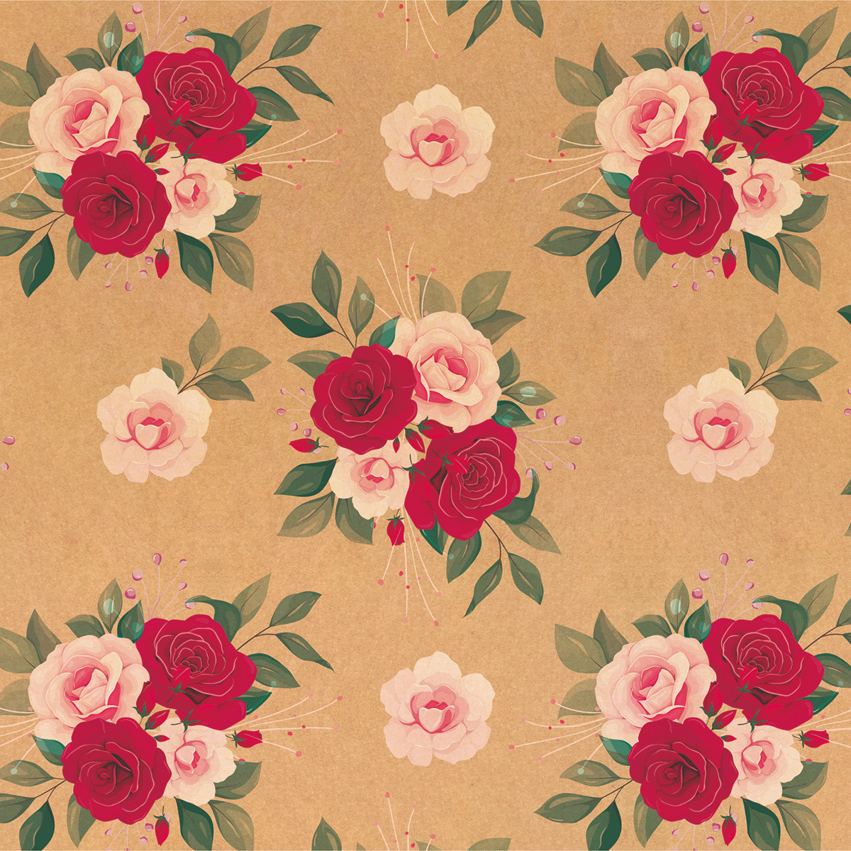 6366025201 - PMED KRAFT DELICADAS ROSAS