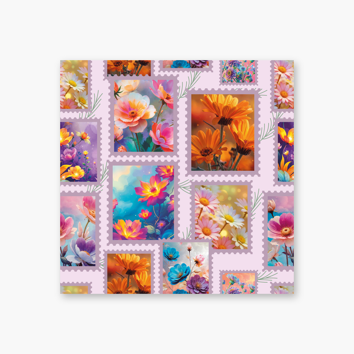 6160025272 - PMED POSTALES DE FLORES