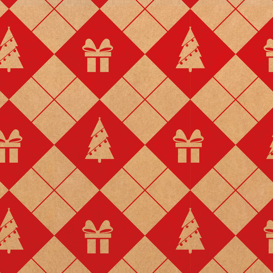 6566025920 - PMED KRAFT TEXTURAS NAVIDENAS