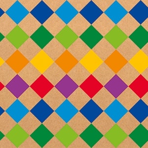 5166025104 - PMED KRAFT ROMBOS DE COLOR