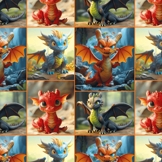 6160025538 - PMED DRAGONCITOS DE COLORES
